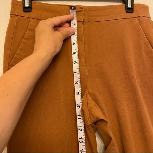 J Crew tan camel stretch dress Pants trousers office slacks BF401 cotton blend 2 - Picture 8 of 11